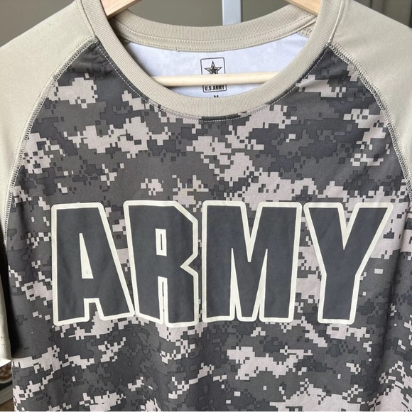 US ARMY Men’s Active Style S/S Camo Pattern Shirt Size M - Picture 7 of 10